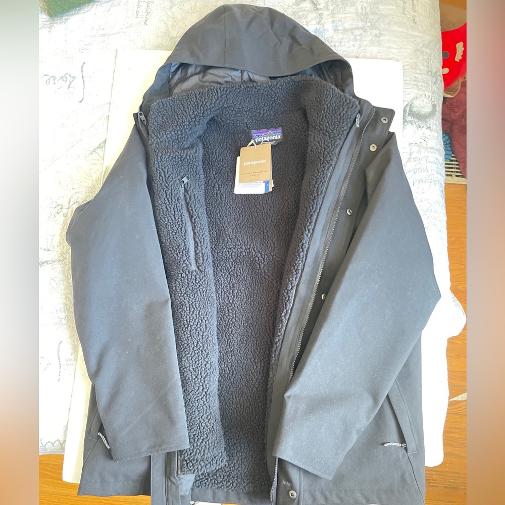 Patagonia Men’s Lone Mountain 3-in-1 Jacket Medium Black.